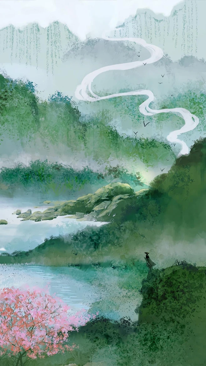 唯美古风场景壁纸-花瓣网