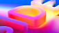 branding  CGI colorful colors font logo motion neon type Typeface