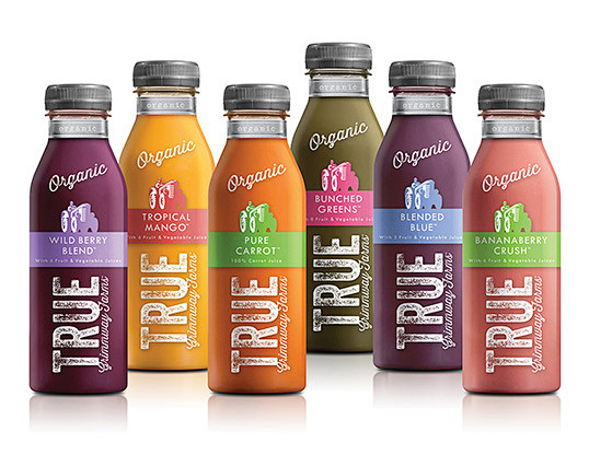 True Organic Juice包装...