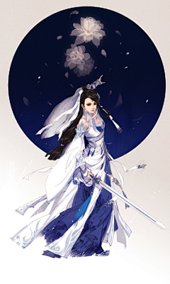 Winnnner采集到衣袂飘飘，云鬓扰扰 {美人图}