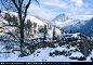天山山脉积雪 冬季风光 连绵起伏 荒野积雪 山峰山坡雪景 沟壑层叠 蜿蜒山坡 千沟万壑 北境风光 大气壮阔 丘陵风光画卷 航拍雪山 光影交错 新疆北疆