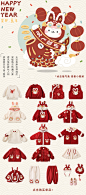 幼悠女童新年帽子时尚兔耳毛绒帽子立体帽绳宝宝冬季红色过年帽潮-淘宝网