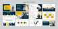 Yellow minimal business slides presentation template