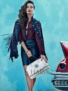 【图】Guess 2013秋冬配饰广告片，复古跑车上的性感女郎！_第2页_2013秋冬配饰_海报时尚网