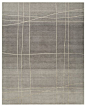 RugStudio Premium Tibetan 100 Knot 49192 Grey Hand-Knotted, Best Quality Area Rug