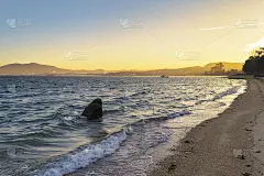西纳斯海滩的曙光
