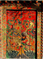 #ornamental #colorful #Chinese #door.