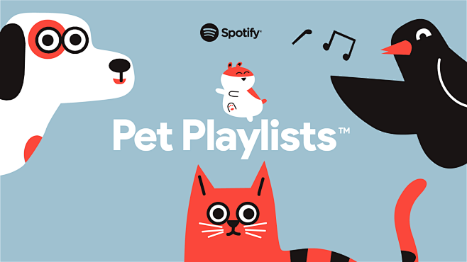 Spotify竟推出宠物专享歌单，动画短...