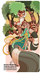 jessica-madorran-character-design-year-of-the-tiger-tree-2017-artstation.jpg (834×1440)