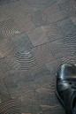 End-grain floor