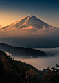 Sunrise at Mt. Fuji -- I grew up thinking it was an unwritten rule that Mt. Fuji had to be seen from my bedroom window.: 