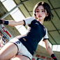 足球少女-踢个球啊！