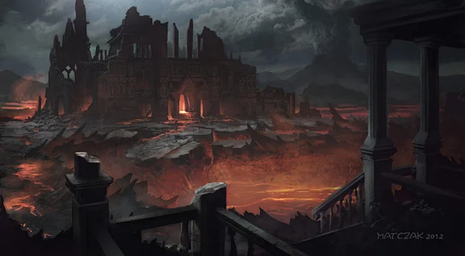 Forgotten ruins by ~Matchack on deviantART-花瓣网