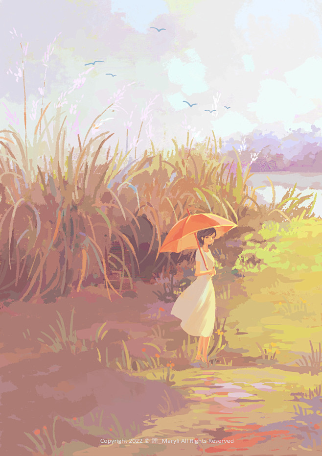 等秋_麗_MARYLI__插画师作品_涂...