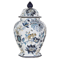 Braganza Jar, Blue/White