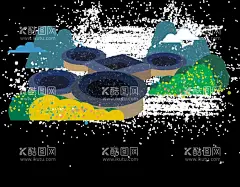 城市地标             - 源文件下载【酷图网】城市地标,扁平城市,抽象城市,扁平风,中国风,国潮文化,城市宣传,国潮,中国文化,中国风海报,潮东方,国潮出征,国潮展板,手绘城市,国潮灯箱,国潮宣传,国潮封面,国潮手绘,国潮创意,国潮来袭,国潮海报,简约城市,国潮计划,时尚中国,创意中国风