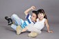 Boy and Girl Taking Picture