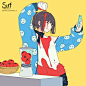 mimi_n，Sun proiject作品色调十分鲜艳，主题多聚焦于校园暴力、家庭暴力、网络暴力、人际关系等等。