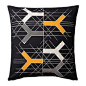 BJÖRNLOKA FIGUR cushion cover black Length: 50 cm Width: 50 cm
