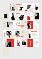 国际大牌男女服装营销摄影画册设计Indesign模板插图(6)