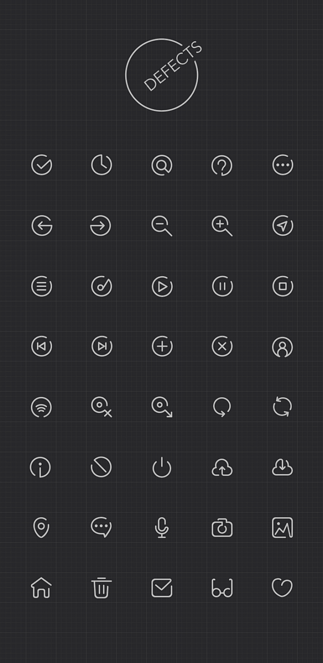 Defects，图标一组-UI中国-专业...
