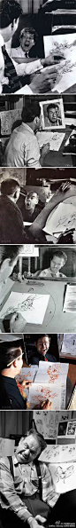 来自迪斯尼和华纳兄弟的插画师们，是如何在他们的工作台前对着镜子挤眉弄眼，创作出那些传奇卡通形象