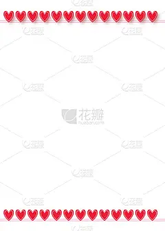页眉和页脚心脏酒吧-情人节