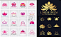 美容美发保健spa瑜伽健身护肤化妆品logo标志模版素材-淘宝网