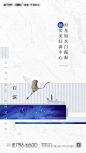 地产二十四节气寒露海报