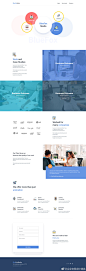 一款传媒公司的官网首页设计作品 Landing Page Design for Bluefox Media
by Surja Sen Das Raj  #网页设计# ​​​​