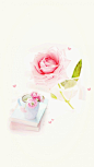 唯美意境粉色花朵小清新梦幻手机壁纸 #粉色# #植物# #花蕾#