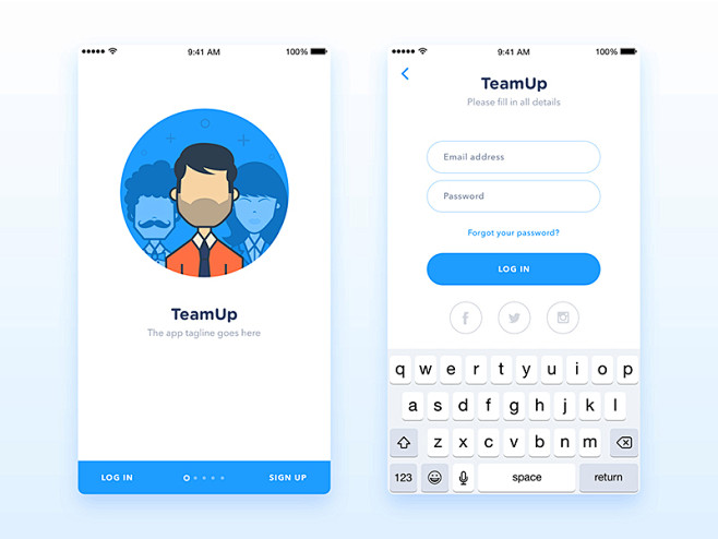 TeamUp - App UI/UX D...