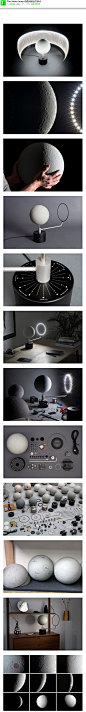 The Moon lamp 仿真月球台灯设计 生活圈 展示 设计时代网-Powered by thinkdo3