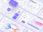 Charts templates & infographics in Figma template desktop data analytics chart ui kit product data vusialisation dataviz chart dashboard