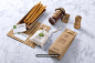 食品包装贴图 品牌VI贴图 Food Packaging & Branding MockUps 02_样机素材_VI贴图