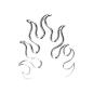 酸性艺术抽象金属图形素材PNG免抠图_Shape-092