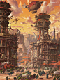 Orgrimmar., Stanton Feng : Old work for Blizzard WOW Chronic Vol.3