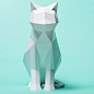 miao。(复刻版) 几何猫创意抽象雕塑开业高端家居艺术设计师摆件-淘宝网