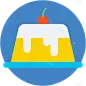 CakeSet of Food vector icons.