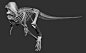 Pachycephalosaurus Skeleton, Raul Ramos : Some progress images of a new dinosaur I've been working on for the past few weeks.  