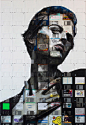 New Floppy Disk Portraits by Nick Gentry portraits computers 