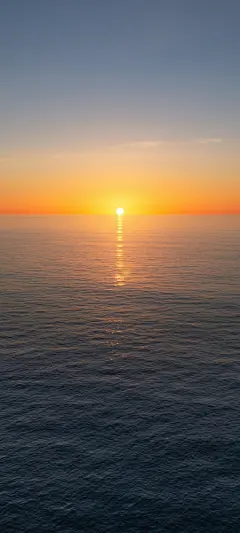 大海 海上 日落 唯美 风景 手机 壁纸