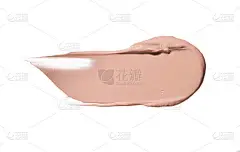 在白色背景上隔离的粉红黏土掩模样本