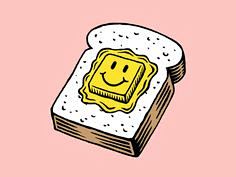 Buttered toast   des...