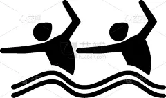 sport pictogram synchronized