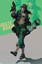 Skateboarder