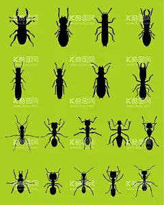 蚂蚁剪影  - 源文件下载【酷图网】黑白剪影,剪影,黑白,线条,昆虫插画,插画,儿童绘本,儿童画画,矢量扁平动物,Q版昆虫,贴纸,蜻蜓,蜻蜓剪影,蜘蛛,蜘蛛剪影,蜗牛,蜗牛及那英,蚂蚁,蚂蚁剪影,矢量昆虫,