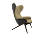 P22 - Lounge chairs by Cassina | Architonic : Cassina challenges a new designer: Patrick Norguet reveals P22, a contemporary interpretation of the classic bergère armchair “My intention was to..