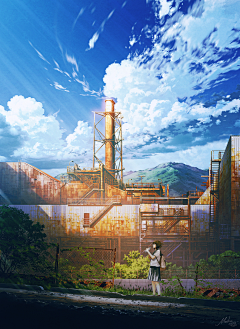 Timme采集到插画场景