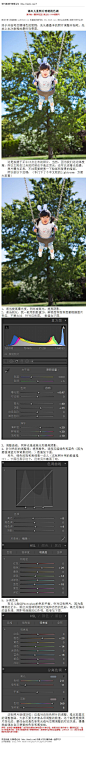 #人物调色#《调出儿童照片明朗的色调》 教大家利用LR轻松打造自然明朗色调 教程网址：http://bbs.16xx8.com/thread-167305-1-1.html